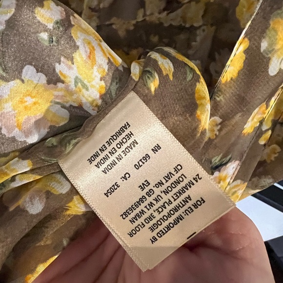 NWT Andersen & Lauth Isolde Kimono Anthropologie One Size Floral Open Duster - Picture 11 of 12